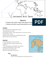 continental drift lesson plan