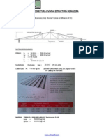 Cobertura de Madera