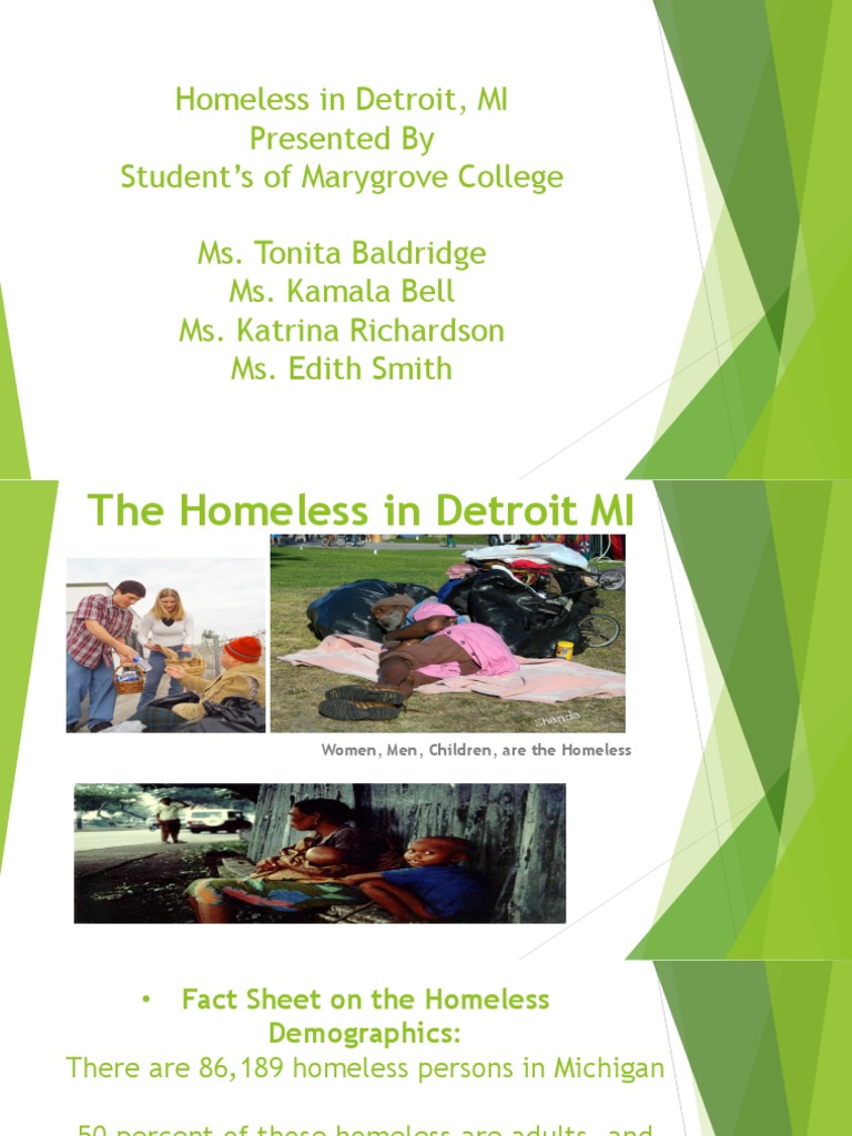Homelessness Statistics in Detroit MI | PDF | Squatting | Homelessness