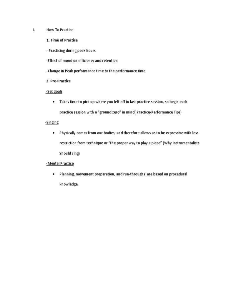 How To Practice | PDF | Career & Growth | Language Arts & Discipline