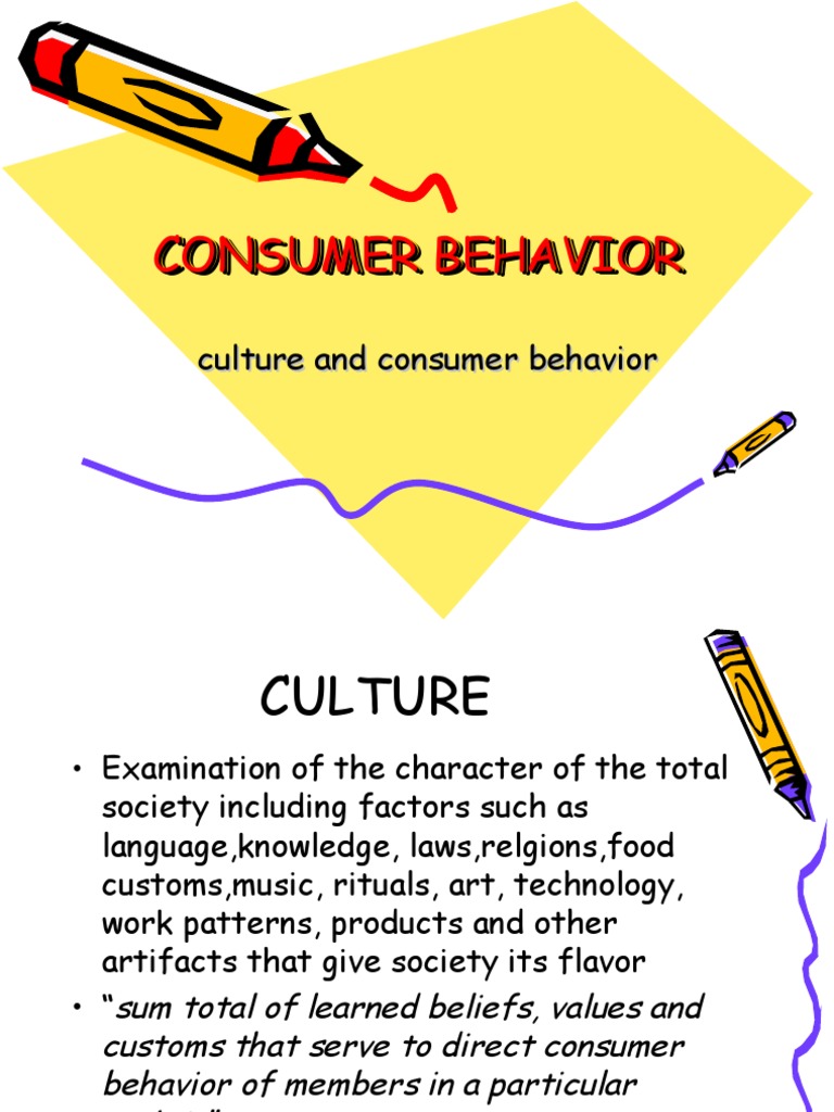 Culture's Impact on Consumer Behavior | PDF | Behavior | Consumer Behaviour