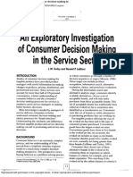 Decision Making in Services