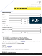 Form for Students ZAxis