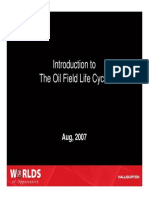 Introduction To Oil Field Life Cycle