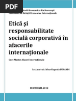 Suport Curs Master - Etica Si CSR_2012