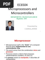 EC6504 Microprocessor and Microcontroller Lecture Notes All 5 Units