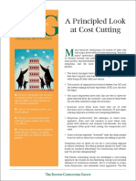 BCG - A Principled Look at Cost Cutting
