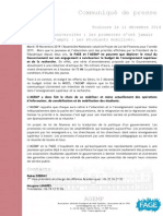 CDP Les promesses n'ont jamais construit d'amphi. Mobilisation Du 11 Décembre