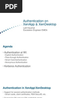 XenApp and XenDesktop Authentication