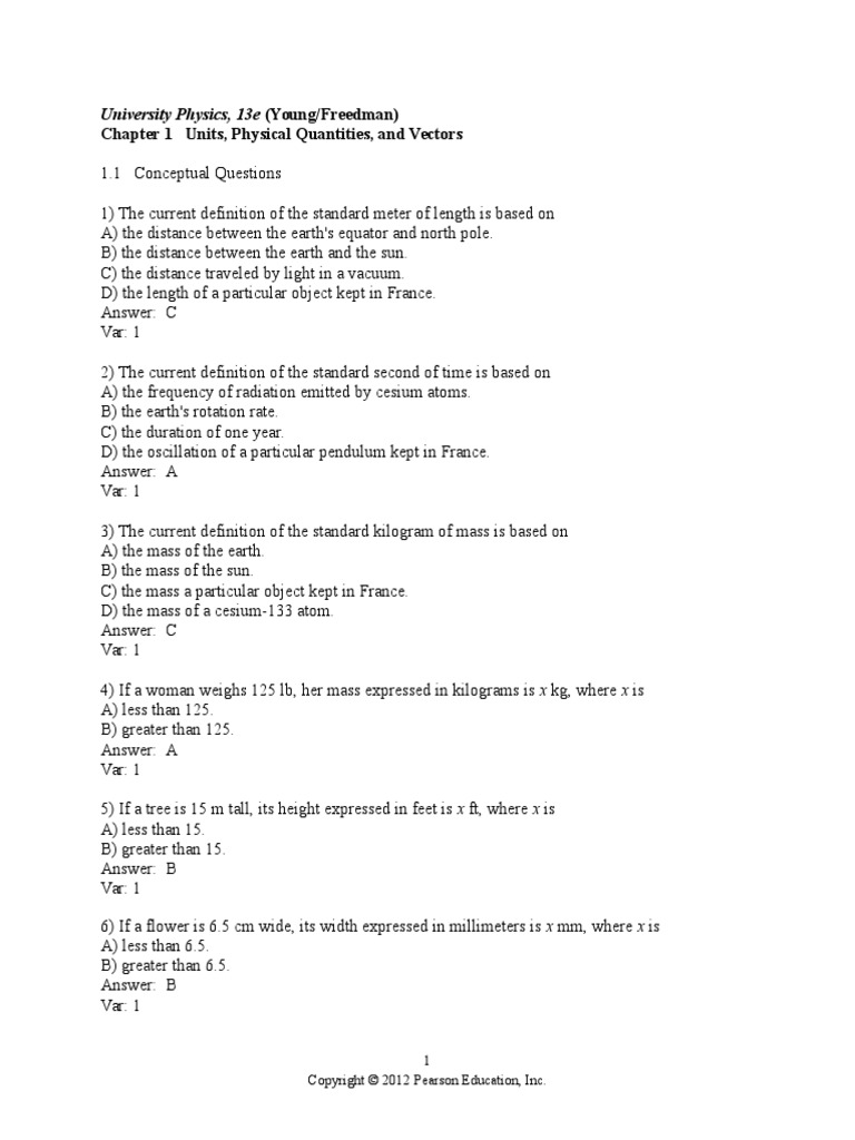 Tb Ch01 Young 13e 1 Euclidean Vector Physics