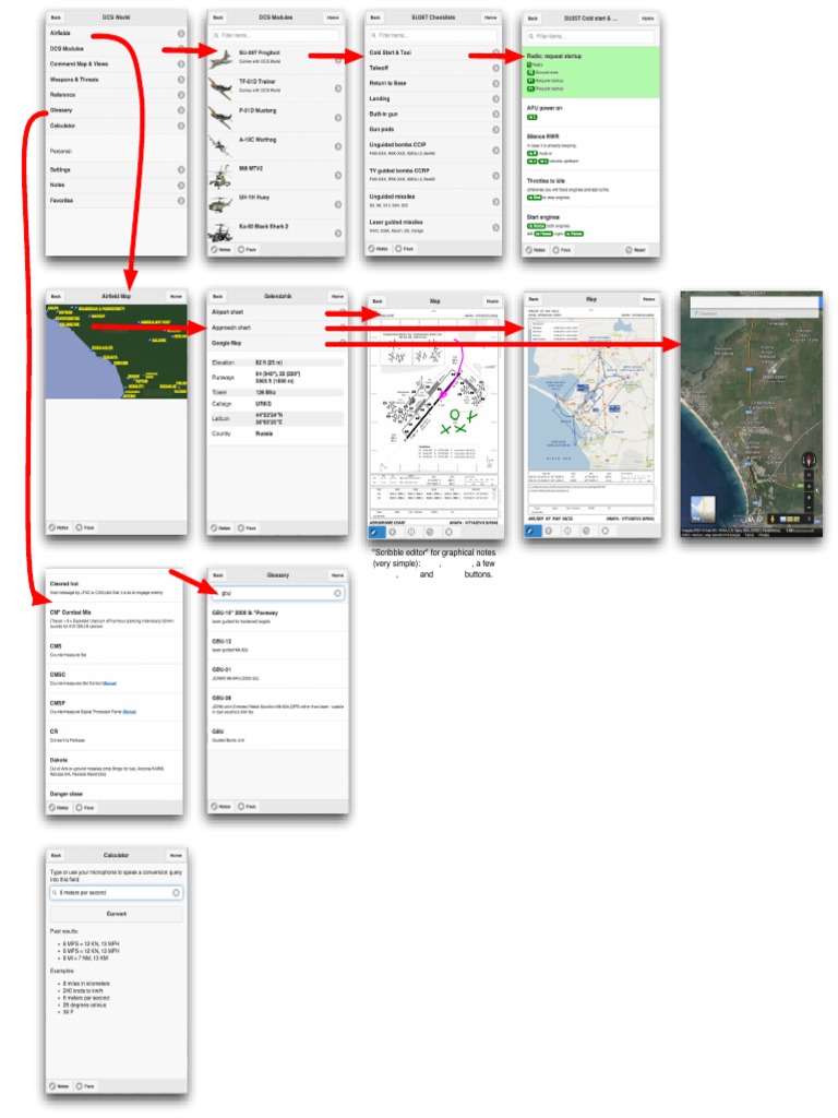 DCS World Kneeboard App PDF