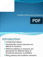 Portfolio Performance Evaluation