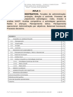 ANATEL Adm Geral ANA Lilianquintao Aula 01