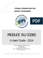 Produce Plu Codes: A Users' Guide - 2014