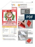 Pop-Up Card (Christmas) : Assembly Instructions