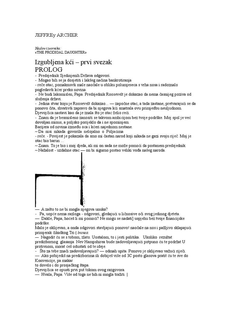 Archer Jeffrey Izgubljena Kci Doc