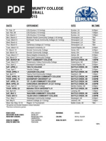 Download Kellogg Community Colleges 2015 baseball schedule by Kellogg Community College SN249861466 doc pdf