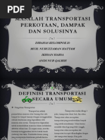 Download Masalah Transportasi Perkotaan Dampak Dan Solusinyappsx by abiqlbi31 SN249861550 doc pdf