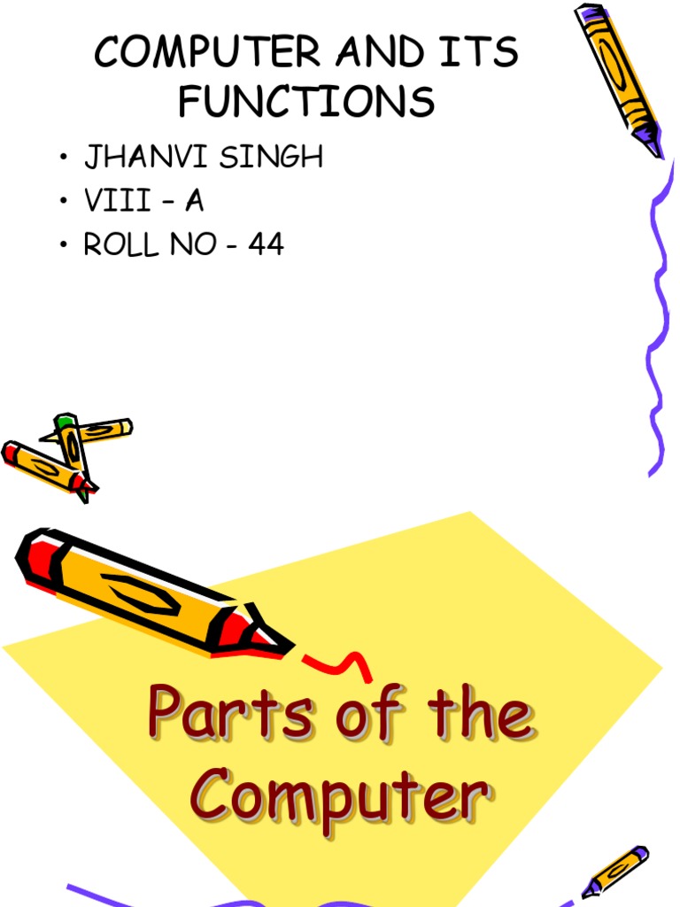 Parts of the Computer ppt.ppt | Computer Keyboard | Personal Computers