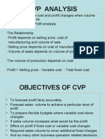 Cvp Analysis