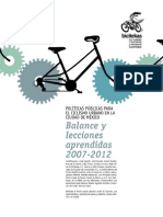 Politicas publicas para el ciclismo urbano en ciudad mexico