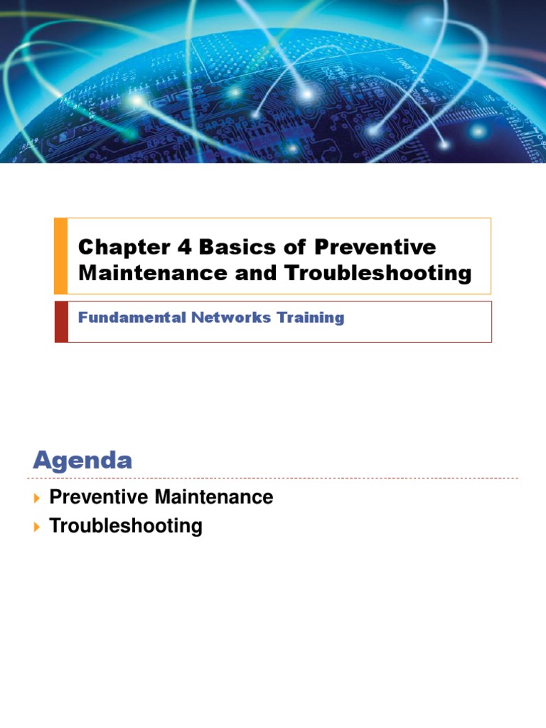 Chapter 4 Basics of Preventive Maintenance and Troubleshooting | PDF