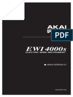 EWI 4000s - Manual