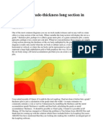 Creating a Grade Thickness Long Section in Leapfrog