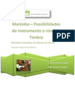 Marimba - Possibilidades Do Instrumento A Nível de Timbre