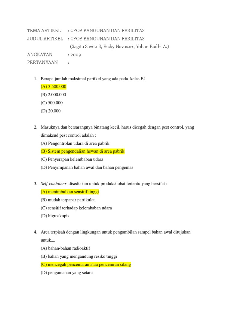 Pertanyaan Tentang Kelembaban Udara Studi Indonesia