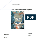 Etica Transplantului de Organ