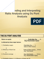 Understanding and Interpreting Ratio Analysis Using Du Pont Analysis