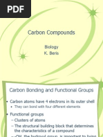 Carbon Compounds: Biology K. Beris