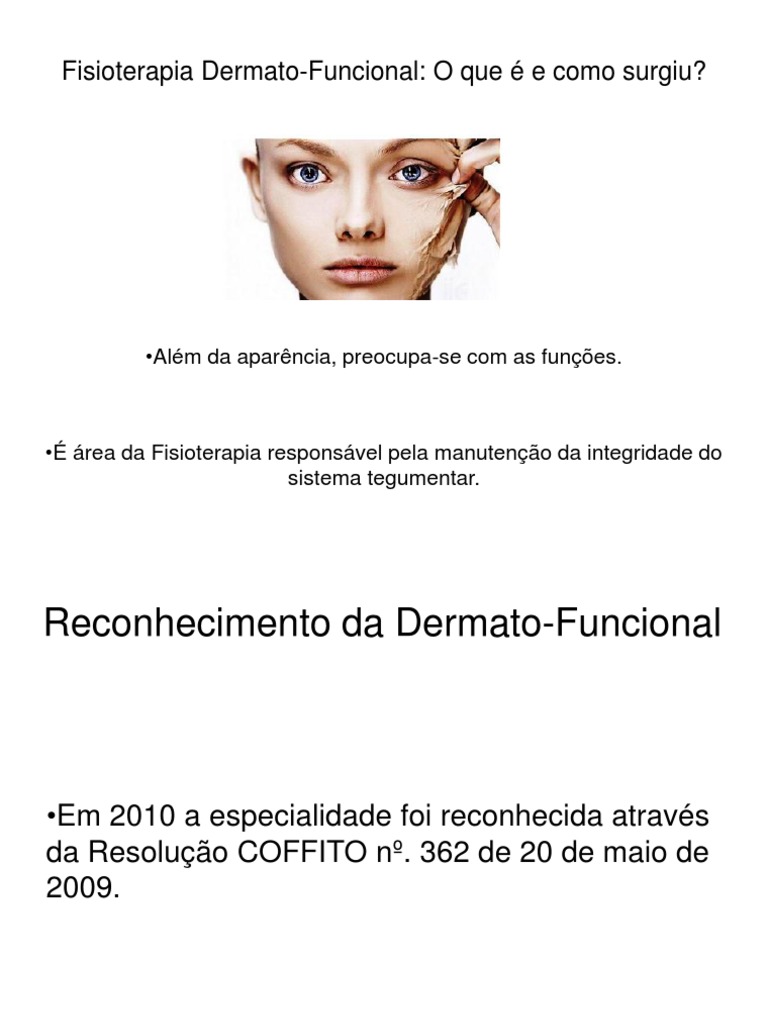 Fisioterapia Dermato-Funcional: Definição e História | PDF