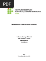 TrabalhoPropriedadesMagnéticas