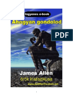 James Allen Ahogyan Gondolod PDF