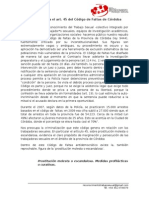Documento Articulo 45 Codigo de Faltas Córdoba