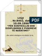 Lidhja e Ligjit Nr.8402 Per Kontrollin Dhe Disiplinimin e Punimeve Te Ndertimit 794389