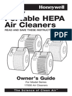 17000 s QuietCare Permanent True Hepa Air Purifier Germ Reduction