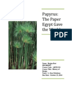 Papyrus Ancient Egypt Paper Sten
