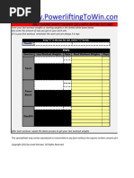 ProgrammingToWin Workout Calculator v1.3