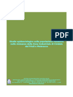 Relazione Studio Epidemiologico - Cividale Del Friuli Moima 07