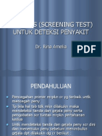 K-7 Uji Tapis (Screening Test)