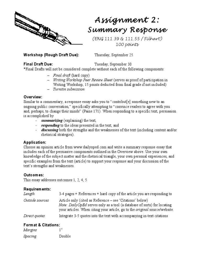 How to write an article summary image