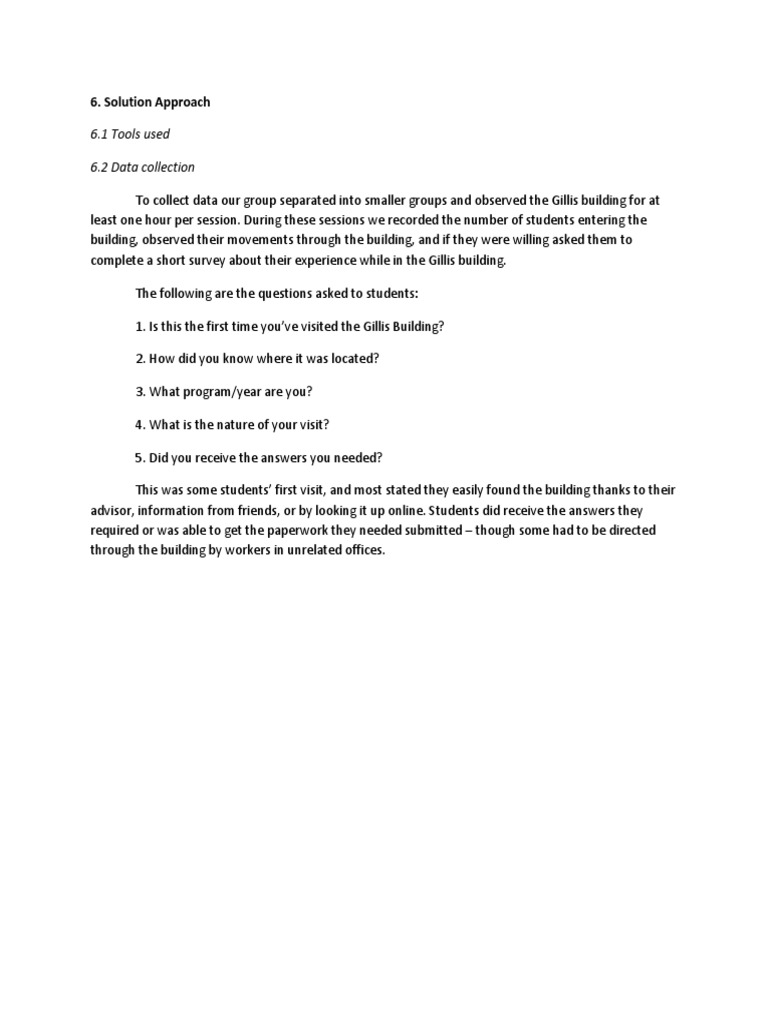 Student Experience Survey in Gillis Building | PDF | Career & Growth ...