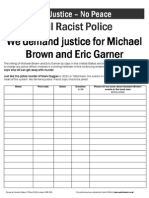 Michael Brown & Eric Garner