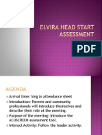 elvira head start assessment power point