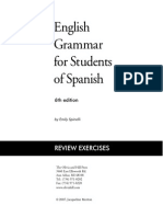 English Grammar For Students of Spanish