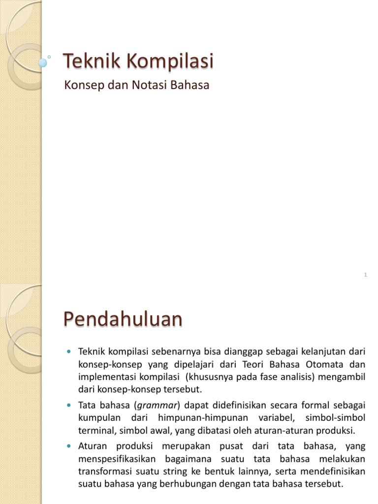 Teknik Kompilasi dan Hirarki Bahasa | PDF