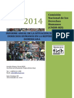 Informe CNDH Año 2014